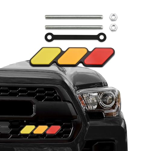 TRD Tri-Color Grille Decor Badge for Tacoma 4Runner