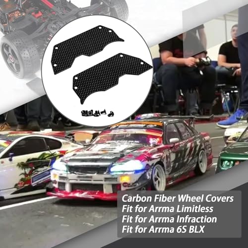 Carbon Fiber Air Dam Diffuser for Arrma Limitless