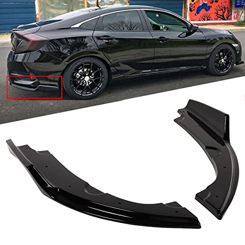 SCITOO PP Rear Side Lip Spoilers for Honda Civic