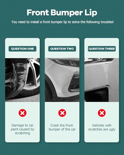 SCITOO PP Rear Side Lip Spoilers for Honda Civic