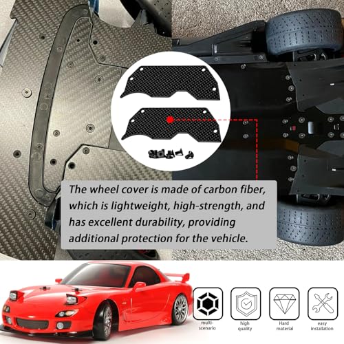 Carbon Fiber Air Dam Diffuser for Arrma Limitless