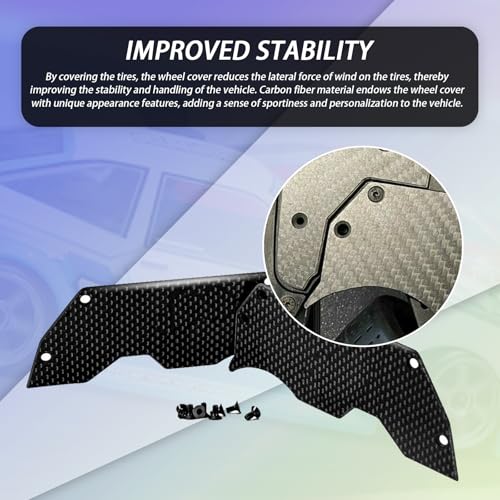 Carbon Fiber Air Dam Diffuser for Arrma Limitless