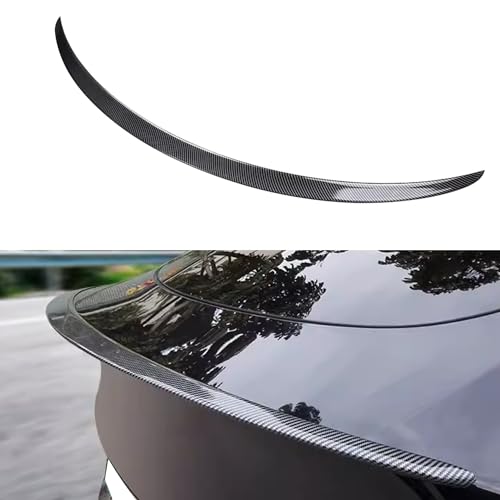 Carbon Fiber Patterned Rear Trunk Spoiler for Tesla Model Y