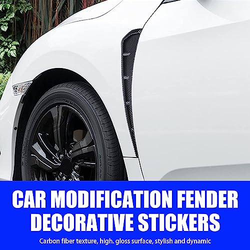 QODOLSI Carbon Fiber Car Fender Side Vents Set