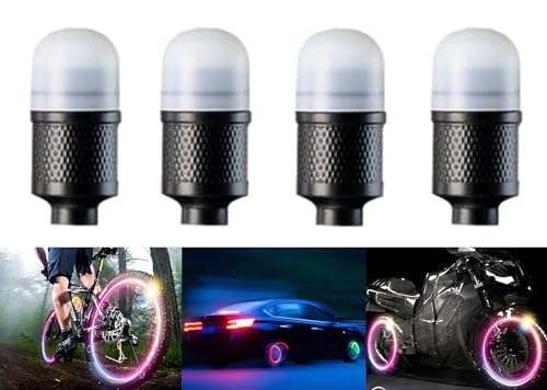 YUERWOVER 4 Pack LED Tire Lights for Car