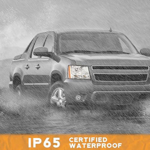 Chrome Headlights Assembly Pair for Chevy Avalanche/Suburban/Tahoe/GMC Yukon