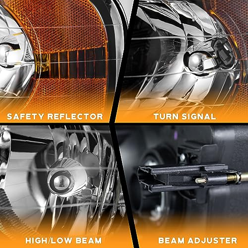 Halogen Headlights for Dodge Ram 1500/2500/3500 Pickup