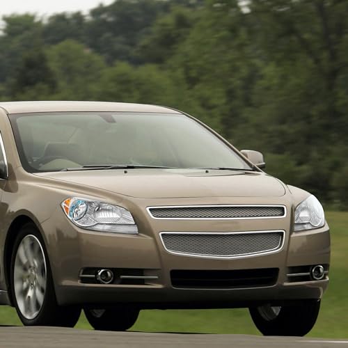 08-12 Chevy Malibu Headlights Assembly (Chrome Housing)