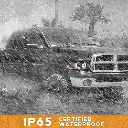 Halogen Headlights for Dodge Ram 1500/2500/3500 Pickup