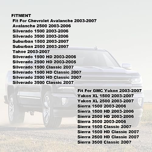 Chevy GMC Rear Left and Right Door Reflector Kit