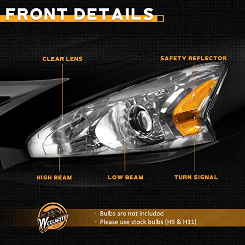 2013-2015 Nissan Altima Sedan Headlights Assembly, Left Side