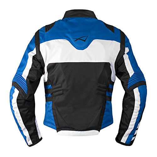 CE Armored Racing Motorcycle Jacket, Blue, XXL