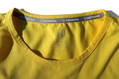Honda Motorsports CRX SI Women's Racing Tee Shirt Vintage Yellow