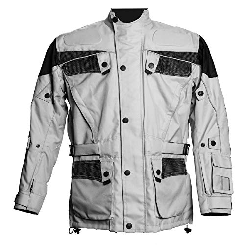 6th Gear Silver Chase Racing Jacket for Winter