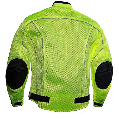Hi Viz Green Summer Racing Jacket for Men
