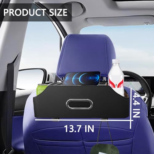 AUCELI Car Seat Back Organizer with Cup Holder