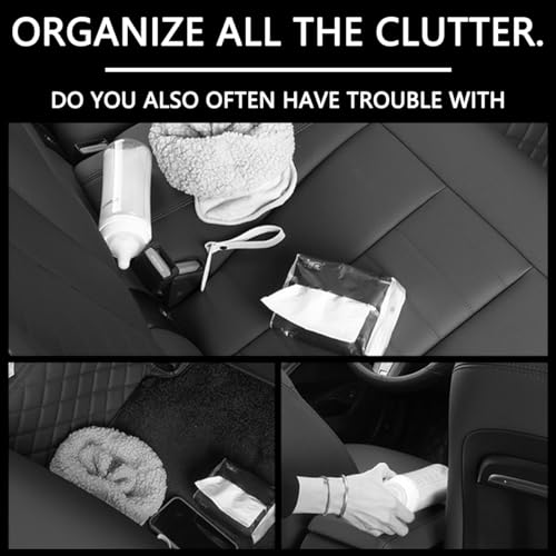 AUCELI Car Seat Back Organizer with Cup Holder