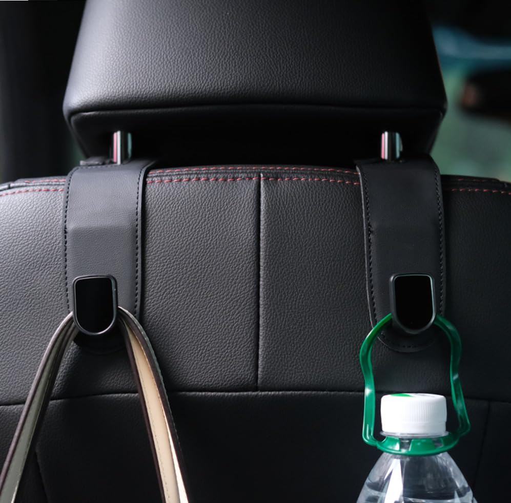 Black Flexible Car Hooks for Purses, Bags, Storage & Organization