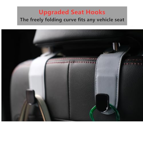 Black Flexible Car Hooks for Purses, Bags, Storage & Organization