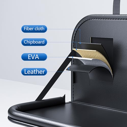 EKUZO Back Seat Car Organizer with Foldable Table