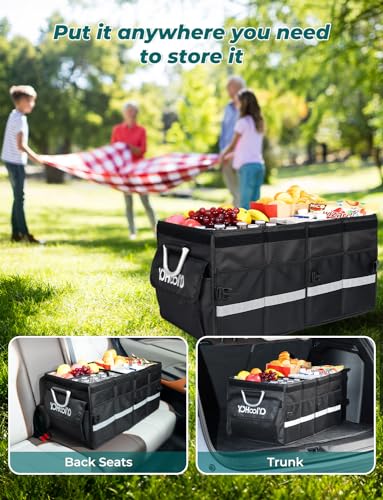 YOHOOLYO Car Trunk Organizer Cooler Bag with Lid