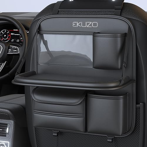 EKUZO Back Seat Car Organizer with Foldable Table