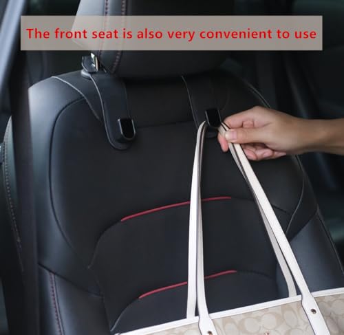 Black Flexible Car Hooks for Purses, Bags, Storage & Organization