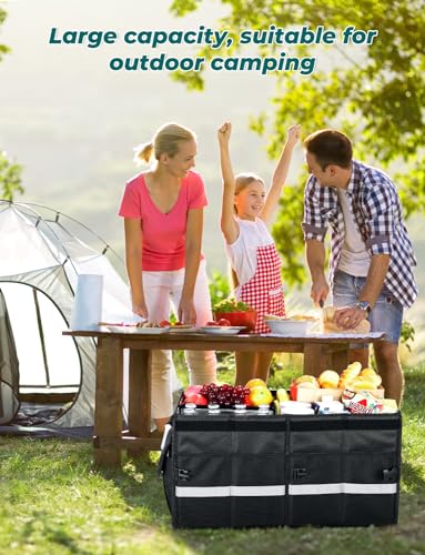 YOHOOLYO Car Trunk Organizer Cooler Bag with Lid