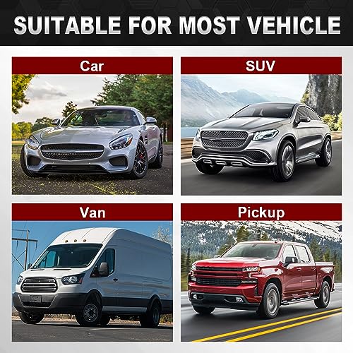 Universal Tactical Seat Back Organizer with 5 Detachable Pouches