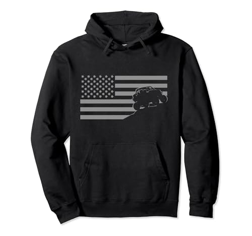 Quad ATV American Flag Hoodie - Off-Roading Apparel