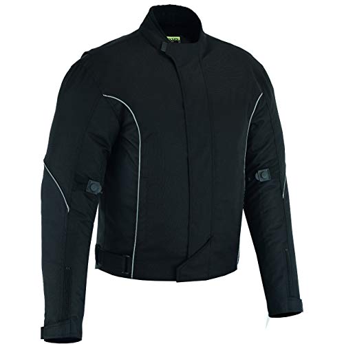 Unisex Textile Motorcycle Riding Jacket, CE Armored, Breathable