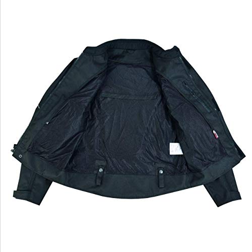 Unisex Textile Motorcycle Riding Jacket, CE Armored, Breathable