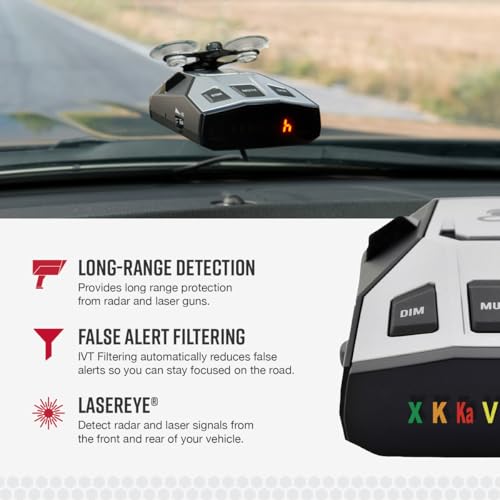 Cobra RAD 350 Laser Radar Detector - Enhanced Performance