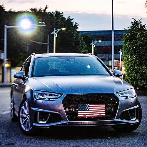 American Flag License Plate Cover Patriotic Stainless Steel