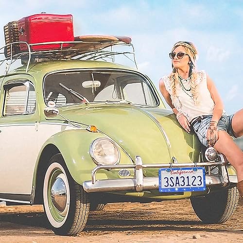 Blue Rhinestone License Plate Frame - 2 Pack