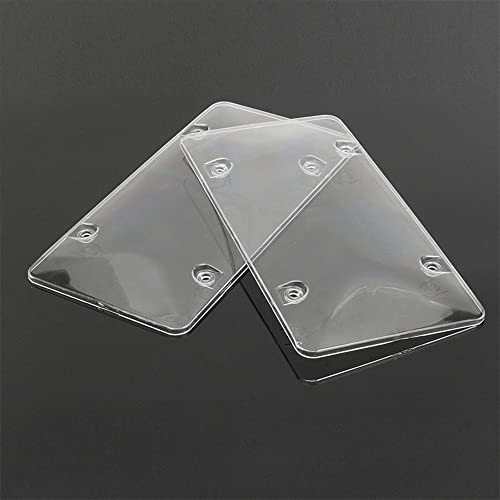 Banseko Black Clear License Plate Cover Frame Shields