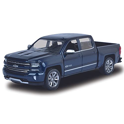 Motormax 2018 Chevy Silverado LTZ Centennial Edition Blue