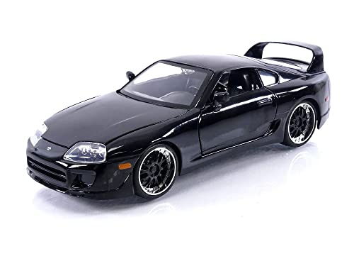 1995 Supra Black Diecast Model Car Jada 33380