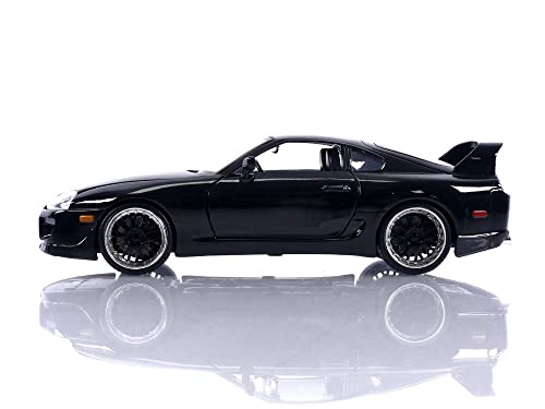 1995 Supra Black Diecast Model Car Jada 33380