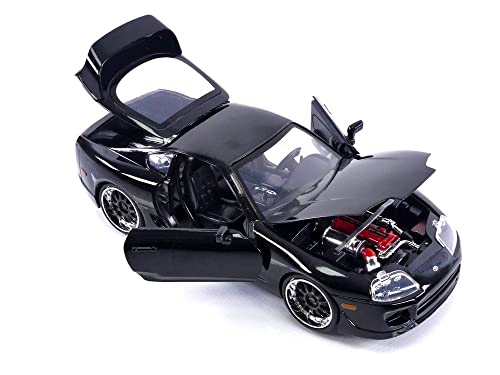 1995 Supra Black Diecast Model Car Jada 33380