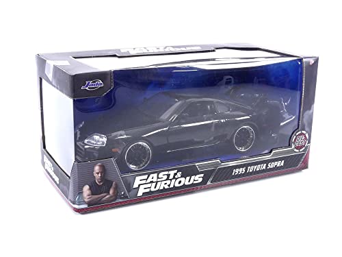 1995 Supra Black Diecast Model Car Jada 33380