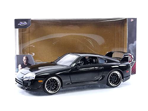 1995 Supra Black Diecast Model Car Jada 33380