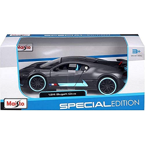 Maisto 1/24 Bugatti Divo Dark Gray Model Car