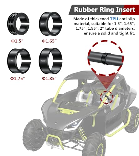 Aluminium Alloy UTV Whip Light Mount, Rotating Bracket