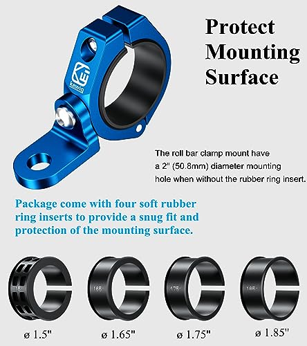 Aluminum Alloy UTV Whip Flag Mount with Clamp
