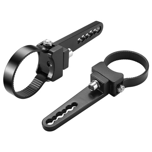 2 Pack Black Adjustable Off-Road Light Mounting Brackets