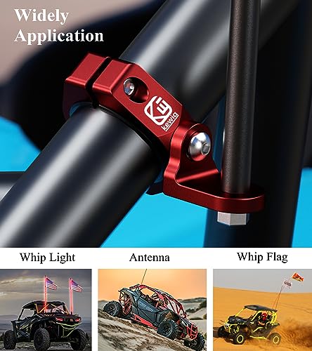 UTV Whip Light Mount for 2'' Roll Cages