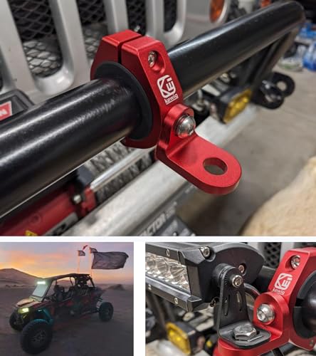 UTV Whip Light Mount for 2'' Roll Cages