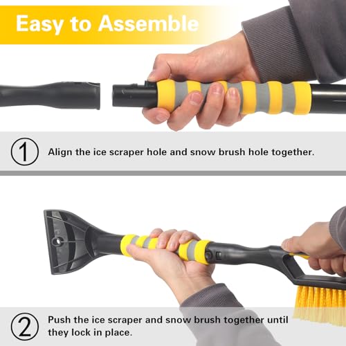 Car Windshield Snow Brush & Ice Scraper Set