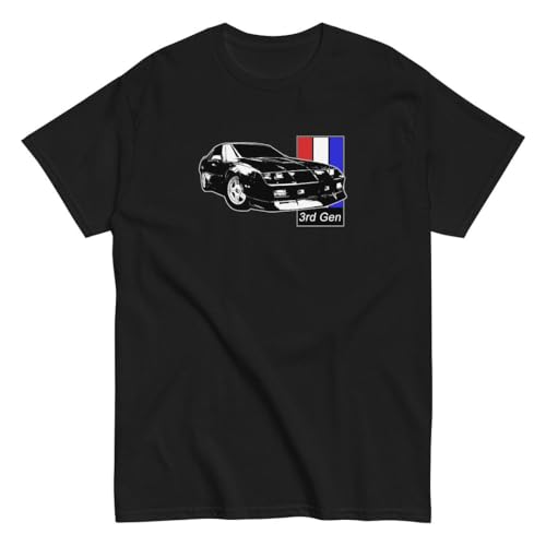 3rd Gen Camaro Muscle Car Enthusiasts T-Shirt Black